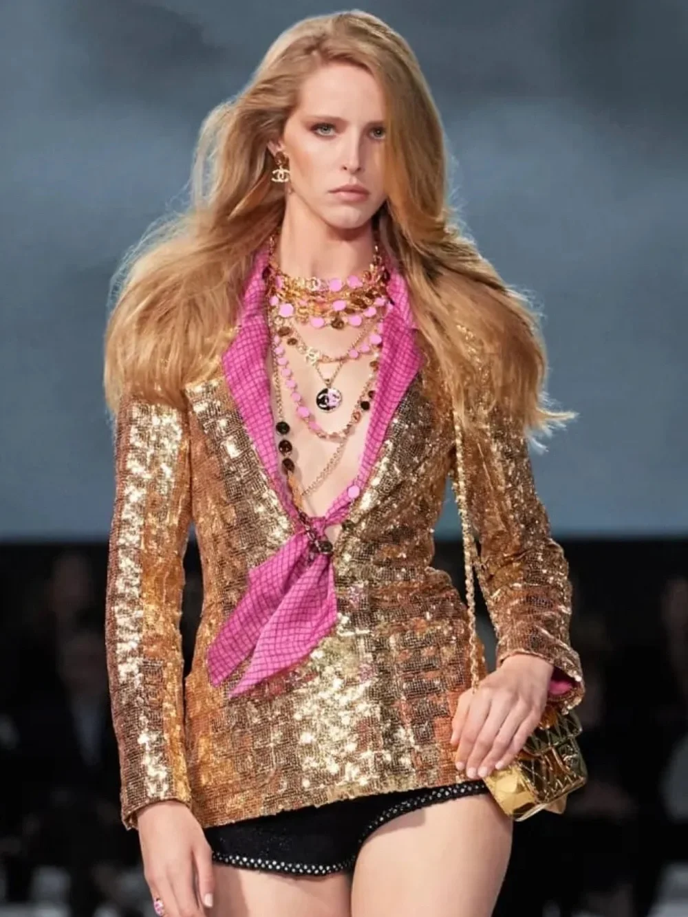 CHANEL CC Pendant Necklace 24C